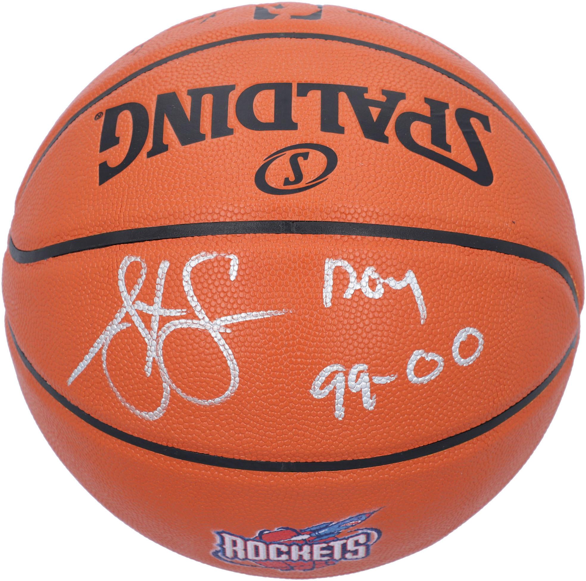 Steve Francis Houston Rockets Autographed Spalding Throwback 19962003