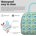 thumbnail image 3 of Womens LightGreen Dinosaurs Clouds Trees Pattern Lunch Box for Work,Insulated Lunch Bag for Women,Loncheras Para Mujer,Leakproof Adult Lunch Bag for Work,Beach,Travel,Picnic,Camping, 3 of 7