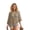 Khaki, variant on Sheer Poncho for Women, Poncho Asymmetric Tops Trendy Lightweight Summer One Shoulder Loose Boho Beach Vacation Cape Top Crop Swimsuit Coverup for Women