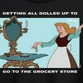 thumbnail image 3 of Disney Cinderella - Getting All Dolled Up for Groceries - Juniors Ideal Flowy Muscle T-Shirt, 3 of 5