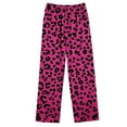 thumbnail image 3 of Women's Pajama Set 2 Piece Home Pocket Leopard Print Pajama Set Home Wear Sleepwear Suit, 3 of 4