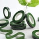 thumbnail image 5 of 12 rollos de cinta floral verde de 0,43 pulgadas y 22 yardas para envolver tallos de ramo, adhesiva, impermeable y flexible (verde oscuro), 5 of 5