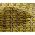 thumbnail image 4 of oneOone Viscose Chiffon Fabric Leaves & Floral Block Decor Fabric Printed BTY 42 Inch Wide, 4 of 4