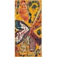 thumbnail image 2 of Rugs.com Haerfest Collection Rug – 4 Ft Runner Yellow Low Rug Perfect For Hallways, Entryways, 2 of 6