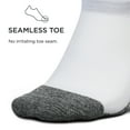 thumbnail image 3 of Feetures Elite Light Cushion No Show Tab Ankle Socks - Sport Sock with Targeted Compression - White, XL (1 Pair), 3 of 6
