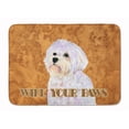 thumbnail image 1 of Carolines Treasures SS4898RUG Puppy Cut Maltese Wipe Your Paws Machine Washable Memory Foam Mat, 1 of 4
