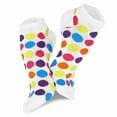 thumbnail image 3 of Gift for Her Birthday Graduation College Dorm Essential Low Cut Novelty Ankle Socks for Women 9-11 18 Pairs (Hearts and Stripes, Polka Dots), 3 of 11