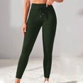 thumbnail image 4 of Seductiva Womens Yoga Sweatpants Women Yoga Pants with Pockets High Waisted Drawstring Workout Leggings Stretch Scrunch Tummy Tights Workout Comfy, 4 of 5