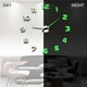 thumbnail image 2 of Nuevo reloj de pared luminoso reloj grande Horloge 3D DIY espejo acrílico pegatinas cuarzo Duvar Saat Klock moderno mudo Tan Jianjun unisex, 2 of 2