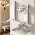 thumbnail image 4 of shyuyusa Telescopic Suction Cup Hanger Organizer, Retractable Wall Mounted Rack with Punch Free Design for Balcony Clothes Drying Daily Hardware Arrangement, 4 of 6