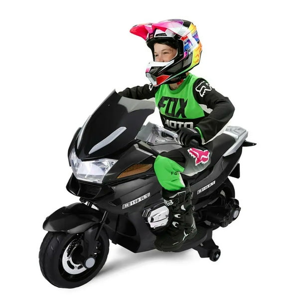 TOBBI 12V Electric Battery Powered Kids Ride On Toy Motorcycle