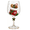 03# F, variant on 3D Christmas Glass Art Cup – Raised Santa Snowman Reindeer Tree Goblet with Snowflake Detail, Festive Holiday Glassware for Wine Cocktails Party Decor,Santa