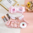 thumbnail image 5 of Accesorios para muñecos de peluche de 30 cm LaLafanfan Cafe Pato/Conejo con ropa Juguete de peluche Sudadera con capucha de dibujos animados Ropa Banda para el pelo Regalo para niños, 5 of 5