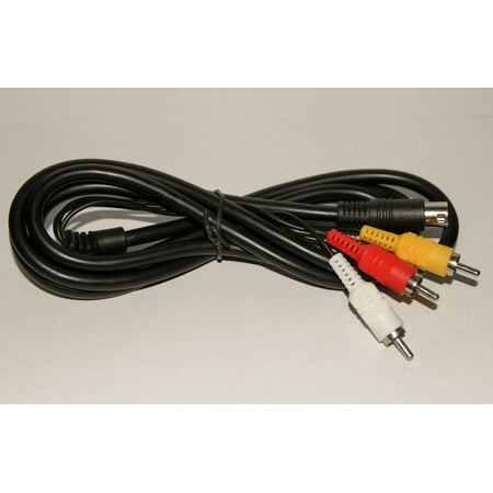 RCA AV Cable for Sega Genesis 2 and 3 by Mars Devices