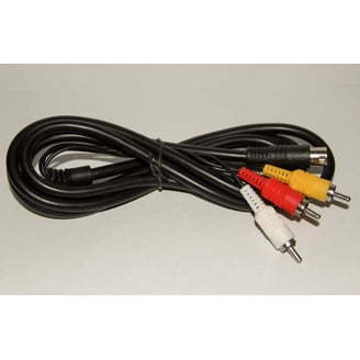 ZedLabz Cavo RCA AV TV Composito 1.8M Per Sega Mega Drive 2 E ZedLabz Cavo RCA AV TV Composito 1.8M Per Sega Mega Drive 2 E