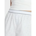thumbnail image 4 of No Boundaries Sleepwear Cotton Boxer Shorts, 3'' Inseam, Women's XS-XXL, 4 of 5