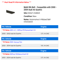 thumbnail image 2 of Multi Rib Belt - Compatible with 2000 - 2004 Audi A6 Quattro - Gates, 2 of 2