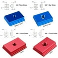 thumbnail image 6 of 1pc T-track Slider Aluminum Alloy T Slot Nut For Woodworking Tool Red/Blue, 6 of 6