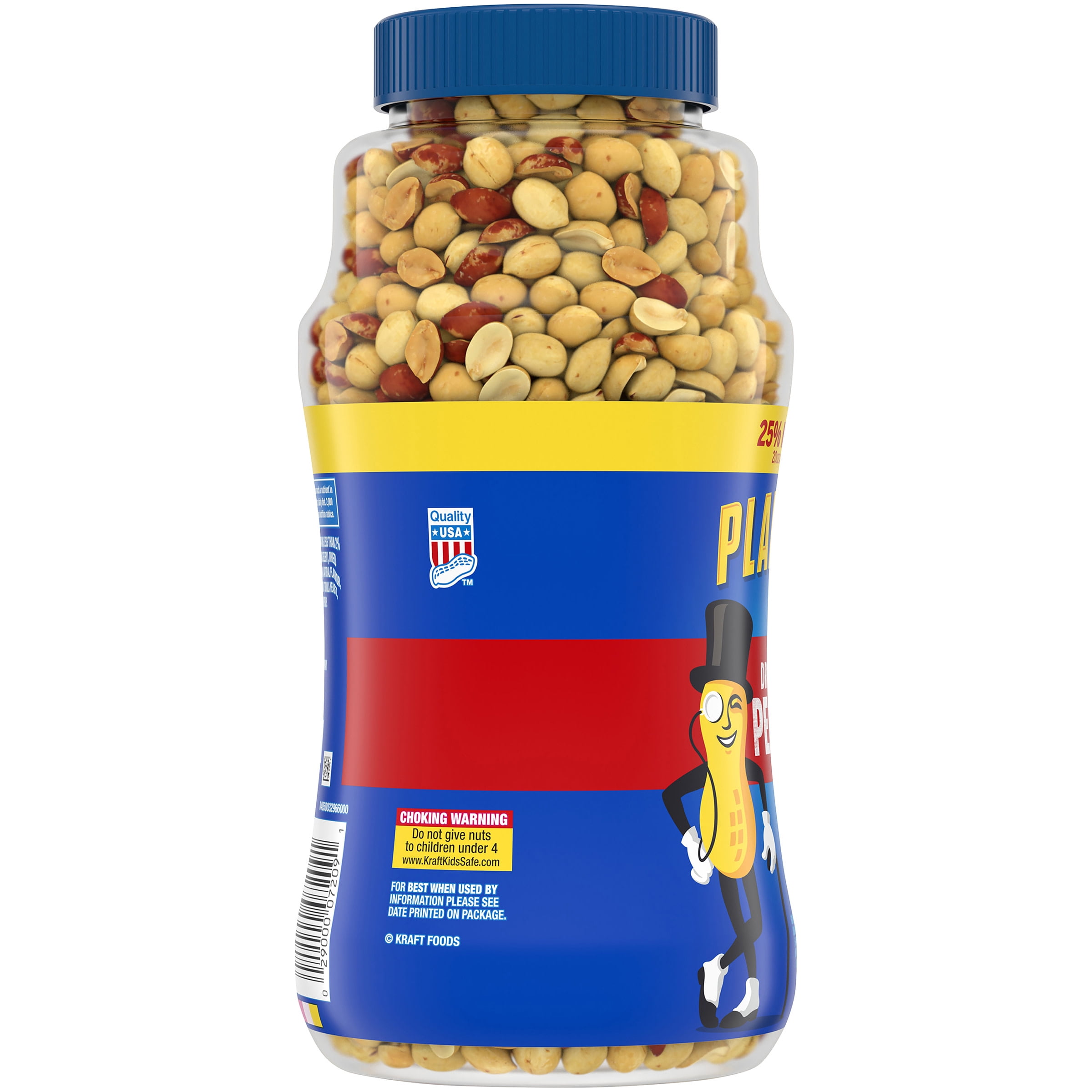 Planters Dry Roasted Peanuts, 1.25 lb Jar