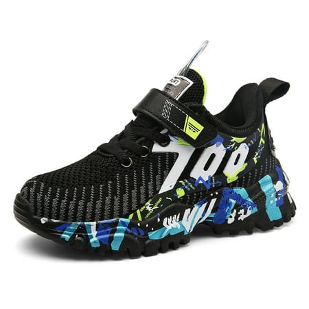 

Boys Girls Running Shoes Trendy ”700” Graffiti Breathable Lightweight Comfy Outdoor Walking Shoes For Toddler Children Kids Sneakers Spring And Summer
