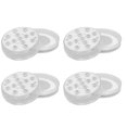 thumbnail image 4 of Luz LED sumergible de 4 Uds con ventosa magnética IP68 luz de estanque de 16 colores para fiesta de fuente de acuario, 4 of 5