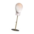 thumbnail image 4 of Professional Height Adjustable Mannequin Head Model with Metal Base Stand Holder Skin Color, 4 of 8
