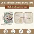 thumbnail image 7 of ZUXONGSY Mandala Rooster Print Bible Cover Case for Women Quilted Bible Holder Portable Christian Tote Bag with Multiple Pockets Bible Accessories for Christian, 7 of 7