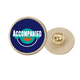 thumbnail image 1 of Los amantes de la compañía eterno amor Broche de oro metálico circular Unbranded, 1 of 3