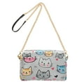 thumbnail image 2 of FORMRS Women Crossbody Purse with Chain Strap Vegan Leather Shoulder Handbag, Cute Cat Pattern, 2 of 7