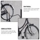 thumbnail image 3 of sweethay Modelo de bicicleta de aleación de aluminio para mujer, juguete de simulación portátil ajustable decorativo 1:10 para niños con Juguetes Negro, 3 of 6