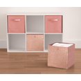 thumbnail image 2 of Mainstays Storage Cube Fabric Basket Bin - Foldable, Great for Nursery, Playroom, Closet, Home Organization, 2 of 6