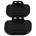 thumbnail image 4 of 1 par de pedales traseros para bicicleta, mini estriberas plegables para asiento trasero de bicicleta de montaña, pedales antideslizantes de aluminio, color negro., 4 of 8