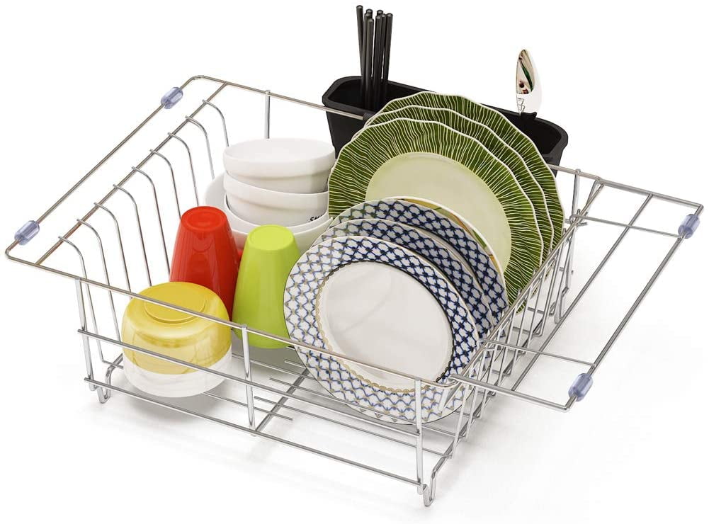 Buy 1Easylife Dish Drying Rack, Expandable Over The Sink Dish Drainer