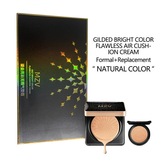 MZV Gold Plated Cushion Cream Brightens, Isolates Concealer And Keeps Makeup On