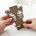 thumbnail image 5 of DefiDgd Hollow-out Butterfly Style Wooden Phone Stand,Desktop Cellphone Holder,Stable Support Bracket for Smartphones,Decorative Desk Accessory for Home Office(Brown), 5 of 7