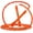 Orange Rocket, variant on Honor Athletics 2.0 Beaded Jump Rope - Adjustable with Unbreakable Handles & Shatterproof Beads for Enhanced Fitness Training (Black Wave)