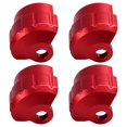 thumbnail image 3 of 4pcs Metal Shock Cap Protector for RC Car, Red, 3 of 5