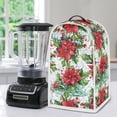 thumbnail image 5 of HELLHERO Blender Cover for Kitchen Home & Kitchen 1Pcs Christmas Poinsettias with Snow, 5 of 6