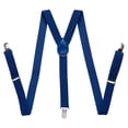 thumbnail image 2 of Dress Up America Suspenders Bow Tie and Sunglasses Accessory Set for Adults, 3 Piece (Blue), 2 of 3