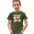 thumbnail image 3 of 5th Birthday Baller Shirt for Boys Sports Theme Five Party T-Shirt for Kids Military Green Shirt Youth Medium, 3 of 5