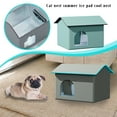 lianhanyi Pet Cooling House, Foldable Cat and Dog House for Outdoor