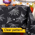 thumbnail image 4 of Square Halloween Tablecloth, 60 x 60 Inch Waterproof Spider Web Table Cloth, Washable Table Cover for Party Picnic Dinner Decor, 4 of 6