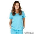 thumbnail image 1 of ULTRASOFT WOMENS MOCK WRAP SCRUB TOP 12 COLORS XXS-2XL, 1 of 1