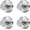 silver-4pcs, variant on Silver Waterproof Suction Cup Hooks, 8-Pack Heavy Duty Stainless Steel No Drill Shower Hooks for Hanging Towels, Robes, Loofahs, Holder Holds Strong on Tile, Glass, Mirror, Wall, Bathroom Door