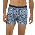 thumbnail image 2 of Men'S Boxer Briefs, Paisley Pattern No.90130 Soft And Breathable Mens Underwear Boxer Briefs With Widen Waist, 2 of 2