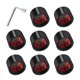 thumbnail image 2 of 8Pack 95A 58mmx39mm,Indoor Quad Roller Skate Wheels,PU Wear-Resistant Wheels Double-Row Roller Skate, 2 of 5