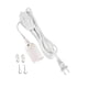 thumbnail image 2 of Cable de extensión para lámpara colgante, para bombilla de 60 W con base E26, accesorios de iluminación para granja, garaje, enchufe estadounidense. Cable de 45 m, 2 of 8