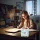 thumbnail image 4 of Despertador infantil para mesita de noche y escritorio | Reloj para estudiantes con volumen ajustable y modo silencioso | Fácil de usar para la habitación de los niños, la escuela o viajes, 4 of 8