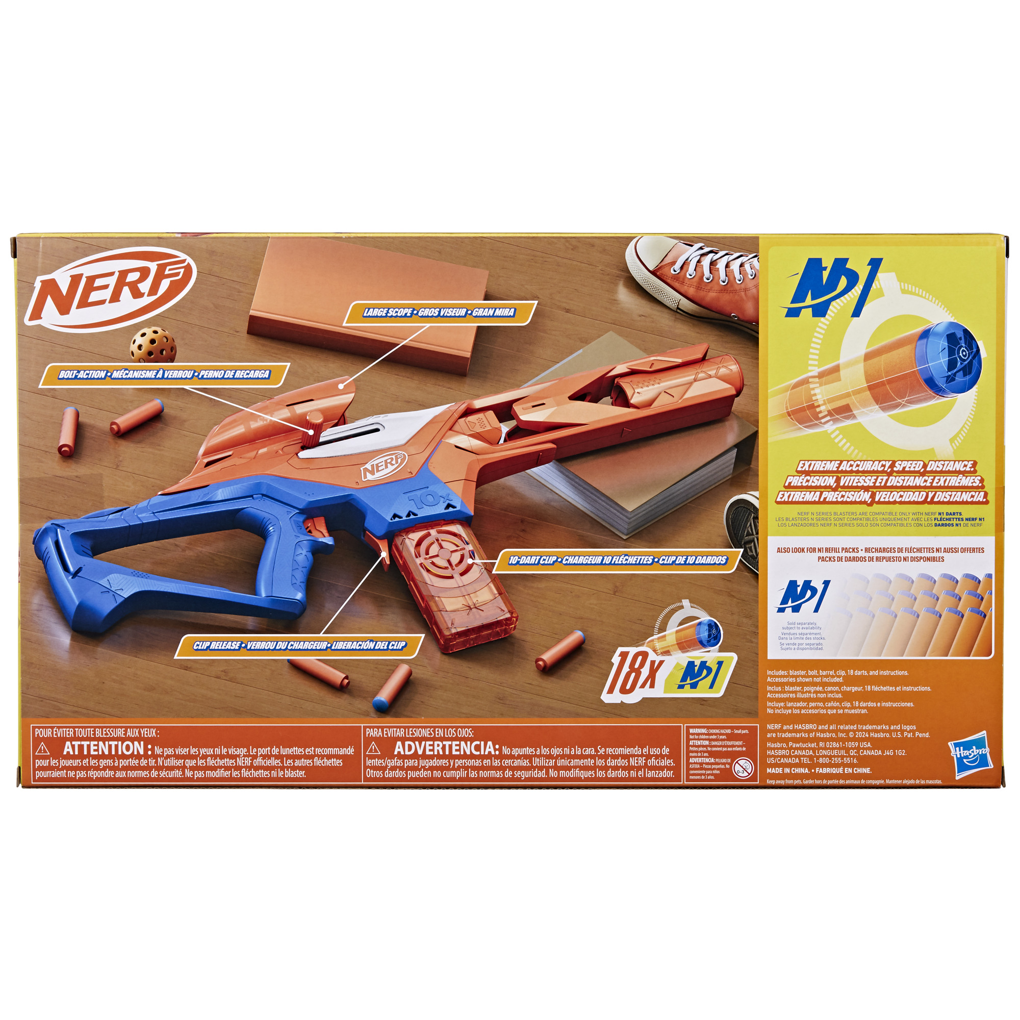 Nerf N Series Pinpoint Blaster with 18 N1 Darts photo 8