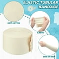 Tubing Compression Bandage 1 Pc,Tube Sleeve Bandage for Cast Plaster,Elasticated Tubular Support Bandage,Cotton Elastic Support Bandages,Tubular Stocking for Arm&Leg (Beige)